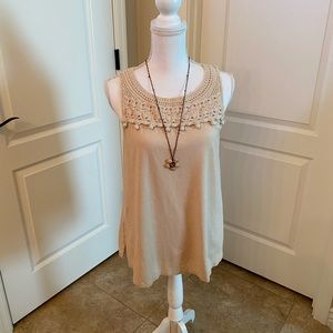 J. Jill Cotton/Rayon Tank Top, Size XS.